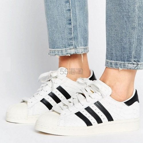 Adidas Originals 三叶草 Superstar 80s 女士金标小白鞋 免费直邮中国的时尚之选