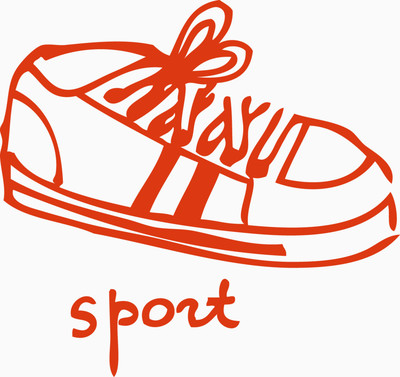 运动鞋矢量卡通手绘 当设计遇上童趣与活力